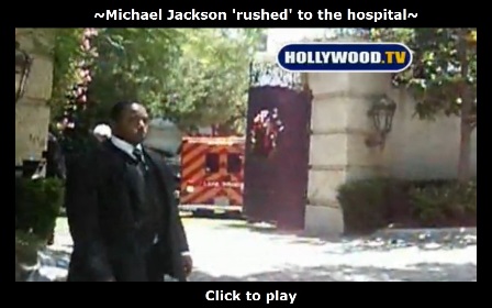 Michael Jackson rushed to the hospital