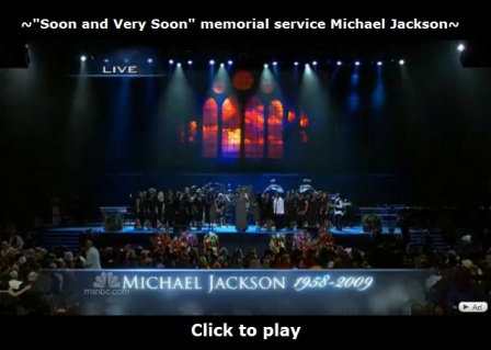 Michael Jackson's memorial service